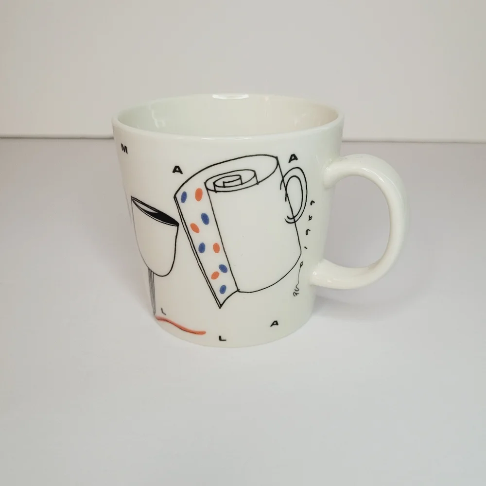 Arabia Finland Teema Ceramic Mug Coffee Rare Minimalist Simple Tea Collector Fun